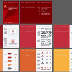 Tremendous Page Logo And Brand Identity Guidelines Template For Download