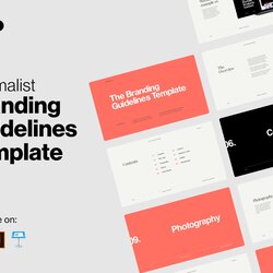 Fine Minimal Brand Guidelines Template Creative Other Presentation Templates