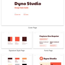 Brand Guidelines Templates Examples Tips For Consistent Branding Template Guide Style Simple Business