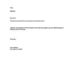 Letter Template Professional Business Form Images And Formal
