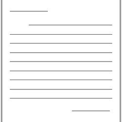 Magnificent Best Printable Blank Letter Template For Free At Writing Friendly