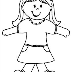 Free Flat Stanley Templates Colouring Pages To Print Template Printable Girl Coloring Drawing Project Girls