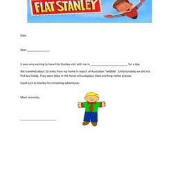 Flat Stanley Templates Letter Examples Template Letters Kb
