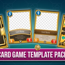Tremendous Card Game Template Pack Market