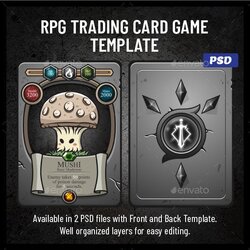 Smashing Card Game Template Maker Templates Designs Graphics Gaming Auto