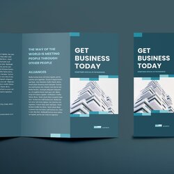Fantastic Business Networking Brochure Templates Creative Market Fold Template Word Make Other Network