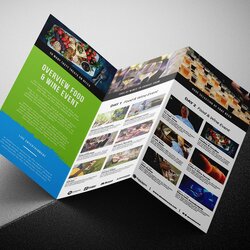 Out Of This World Logistics Brochure Template Paper Party Supplies Free Event Inside
