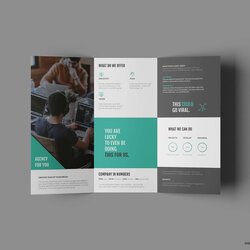 Excellent Free Business Brochure Template Fold Database
