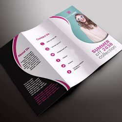Wonderful Fashion Fold Brochures Creative Brochure Templates Market