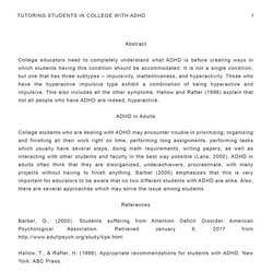 Sterling Format Template Style Research Paper