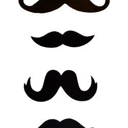 Free Mustache Template Best Printable Booth Mustaches Templates Cut Props Outs Prop Lips Outline Large