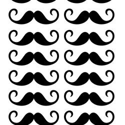 Brilliant Free Printable Mustache Valentines Paper Trail Design Print Cutout Mustaches