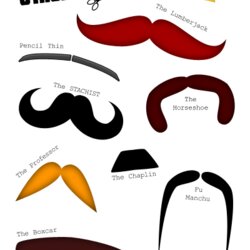Excellent Large Mustache Template Best Mustaches Fake Printable Print Poster Booth Party Moustache Props