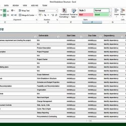 Super Project Template Excel