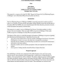 Preeminent Business Proposal Letter Research Template Example Students