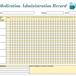 Champion Download Blank Medication Administration Record Template Chart Printable Excel Sheet Free