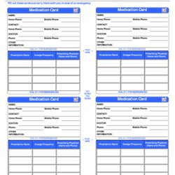 Peerless Medication Templates Within Pharmacology Drug Regard Co Card Template