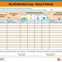 Sterling Free Printable Medication List Daily Schedule Medicine Log Template Templates Chart Keep Sheet Handy