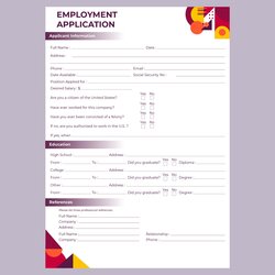 Sublime Best Practice Job Application Forms Printable For Free At Form Employment Blank Template Applications