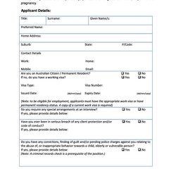 Fantastic Free Employment Job Application Form Templates Printable Hiring Template