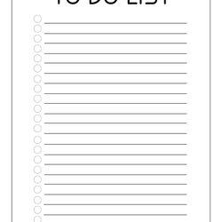 Champion Free Printable To Do Checklist Template Paper Trail Design List Blank Word Print Within Caps Simple