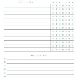 Fine Free Daily Checklist Template Customize With Planner List Templates
