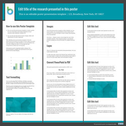 High Quality Presentation Poster Templates Free Template Research Academic Point Power Conference Scientific