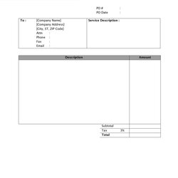 Purchase Order Style Template Form Blank Word Service Templates Editable Excel Hits Examples