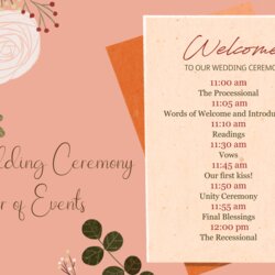 Outstanding An Easy Breakdown Of Traditional Wedding Ceremony Order Script Processional