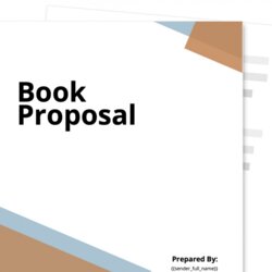 Fantastic Book Proposal Template Free And Easily Customized