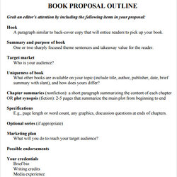 The Highest Standard Book Proposal Template Outline Writing Report Templates Write Sample Examples Fiction