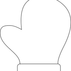 Spiffing Make Mitten Decoration Mittens Template Crafts Pattern Outline Kids Winter Preschool Printable Craft