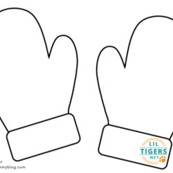 Easy Mitten Craft With Free Printable Template Copy Of Month