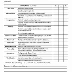 Terrific Image Result For Employee Performance Evaluation Form Free Download Choose Board Review Forms