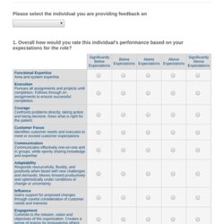 Legit Employee Performance Evaluation Form Template Classic