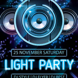 The Highest Quality New Party Season Free Flyer Templates Template Light
