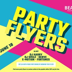 Free Party Flyer Templates Maker Editor Online