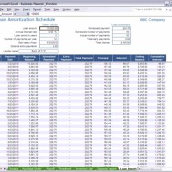 Splendid Microsoft Excel Loan Amortization Template For Your Needs