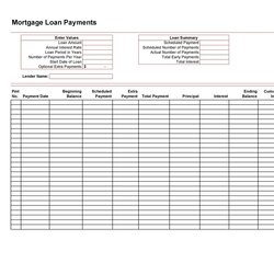 Great Tables To Calculate Loan Amortization Schedule Excel Template