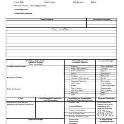 Smashing Weekly Lesson Plan Template Doc Collection