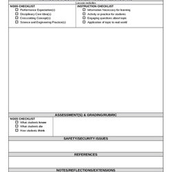 Supreme Blank Lesson Plan Template Doc For Your Needs Original