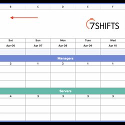 Fantastic Bi Weekly Employee Schedule Template Excel Templates Daily Scheduling Spreadsheet