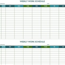 Out Of This World Biweekly Work Schedule Template Weekly Excel Printable Bi Employee Calendar Templates Week