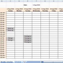 Preeminent Microsoft Excel Templates Weekly Schedule Template Populate Planner Cells Cell If Date Resource