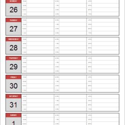 Outstanding Free Weekly Schedule Template For Excel Calendar Time Slots Simple Templates Hours Calendars