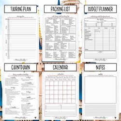 Sterling Itinerary Template Disney Calendar Printable Planner Travel By Day Schedule Vacation