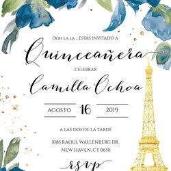 Brilliant Era Birthday Invitation Template In Spanish Sweet