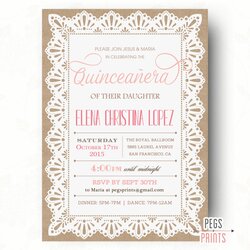Super Burlap And Lace Invitation Invites Invitations Printable Maker Elegant Description Shabby Chic