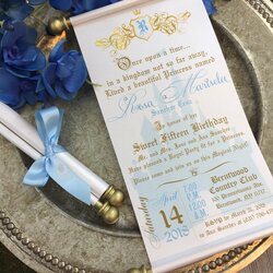 Party Invitations Scroll For
