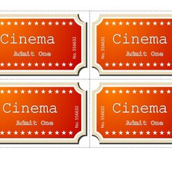 Brilliant Editable Ticket Template Free Movie Templates Raffle Tickets Cinema Printable Remarkable